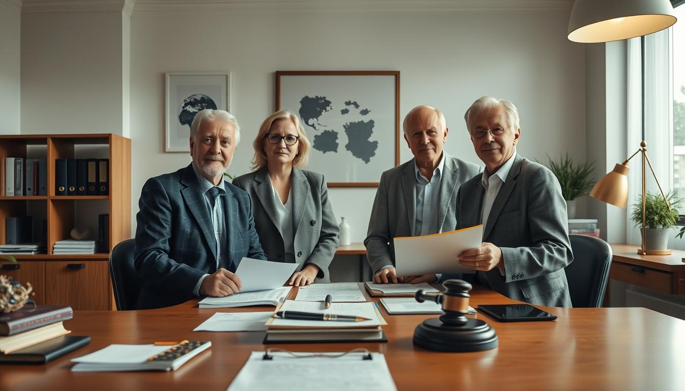 Family elder care planning discussion